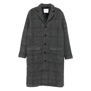 Samsoe Samsoe Grey Coats - Single Breasted Coats Men